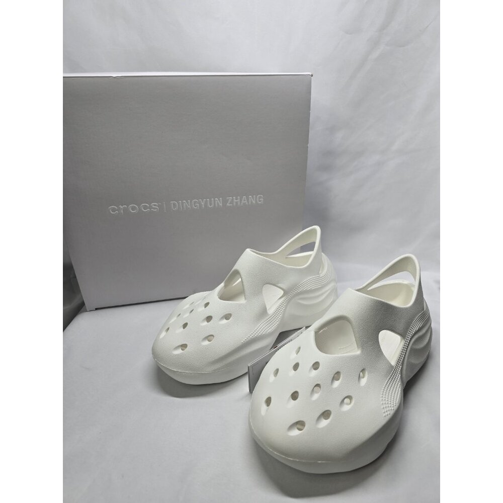 Size 8M/10W - Dingyun Zhang X Crocs White Diffuser Clog Limited Edition- New